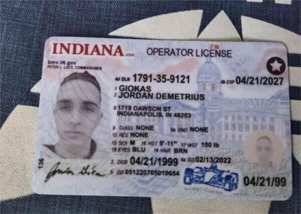 Buy Indiana Drivers License Online