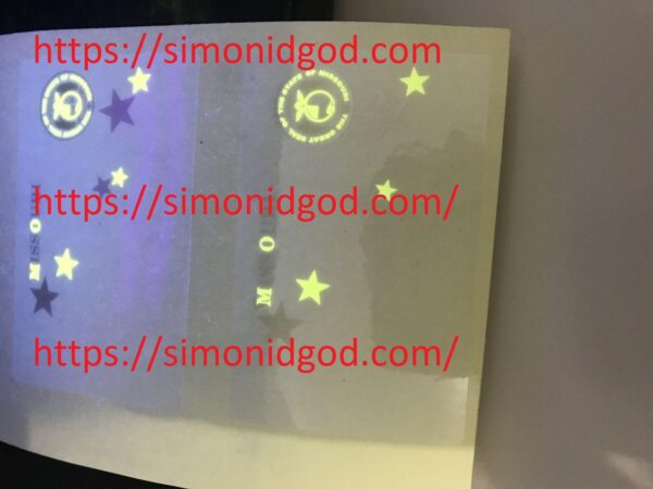 New Missouri Hologram Ovi Sticker With UV