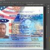 USA Passport PSD Editable Template