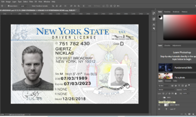 New York DL Editable PSD Template