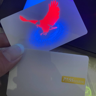 Blank Passport Card With UV