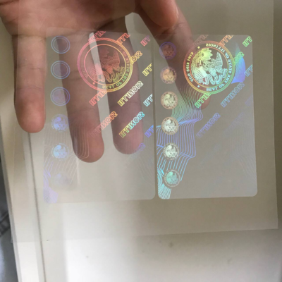 Old Illinois DL Overlay Hologram Sticker